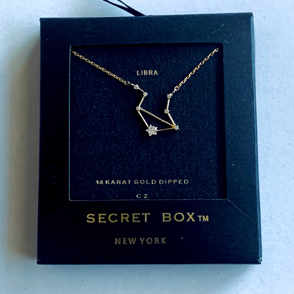 Libra-Secret Box celestial necklace.